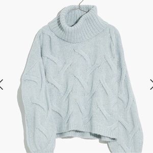 Somervell Modern Cable Turtleneck Sweater